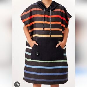 Unisex Poncho Cover-up with Pocket